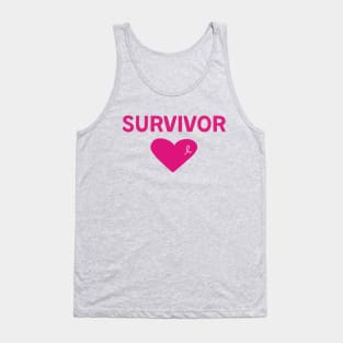 Breast Cancer Survivor Gift Pink Ribbon Awareness Gifts Tank Top